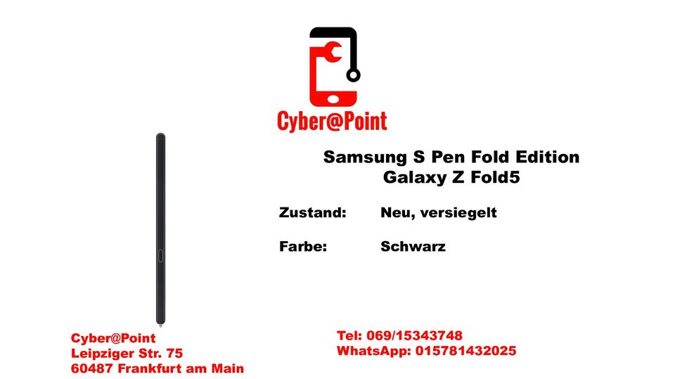 Samsung S Pen Fold Edition Galaxy Z Fold 5 NEU Händler in Frankfurt am Main