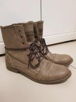 Mustang Stiefelette Boots beige taupe Gr. 39 Brandenburg - Jüterbog Vorschau