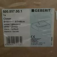 Geberit Closer Waschbecken 50 cm - Stilvolles Badmöbel Weiß Niedersachsen - Braunschweig Vorschau