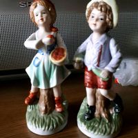 2 Porzellan Figuren: Junge und Mädchen Düsseldorf - Benrath Vorschau