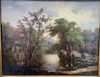 Antikes Gemälde Öl auf Leinwand mit Prunkrahmen Bonn - Tannenbusch Vorschau