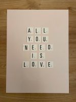 Desenio Poster All You Need Is Love 30x40 Hamburg - Wandsbek Vorschau