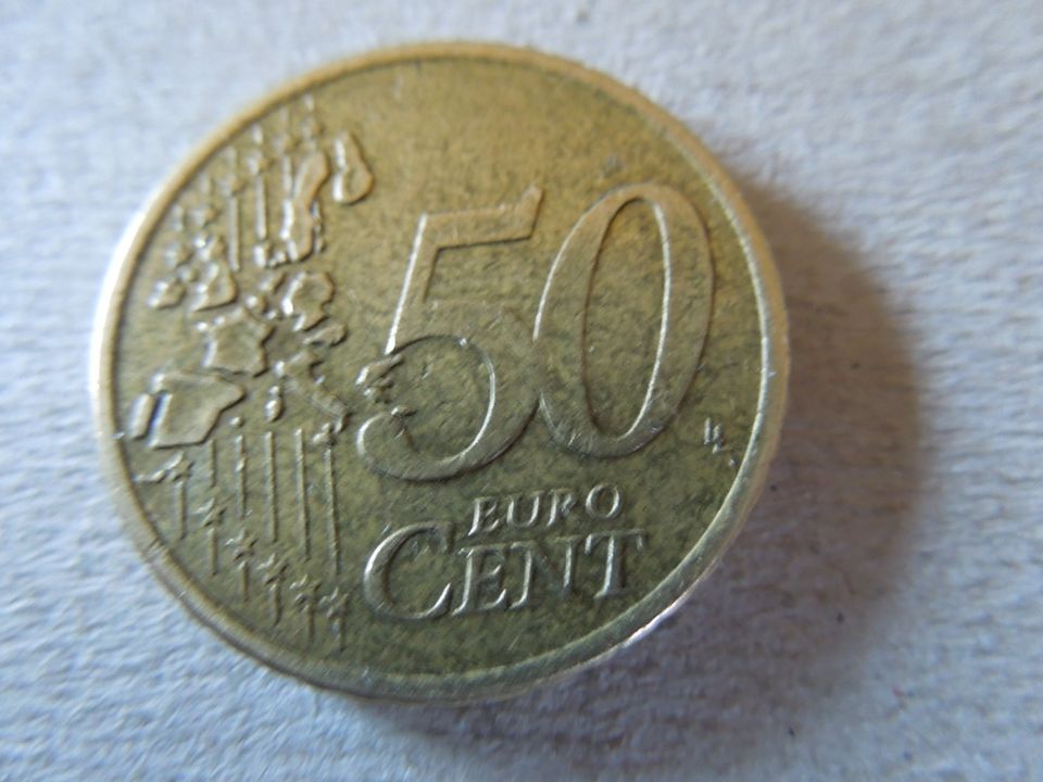 Münze 50 Cent Münze Eire Irland 2002 in Wallerfangen
