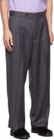 mfpen Hose Kashmir Wolle Grey & black Pinstriped Classic Trousers Berlin - Neukölln Vorschau