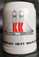 Alter Steinkrug Bierkrug Tonkrug - 0,5l - Interbrau München 1971 Schleswig-Holstein - Oeversee Vorschau