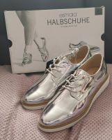 Schuhe Halbschuhe esmara 37 silber glanz hochglanz mirror Nordrhein-Westfalen - Herten Vorschau