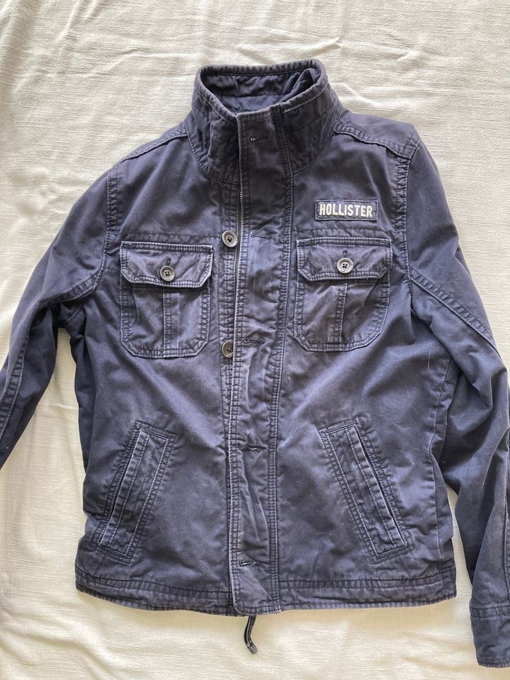 HOLLISTER Vintage Jacke L marine in Friedrichshafen