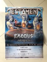 Tourposter Plakat Testament Exodus Heathen Thrash Metal Bordeaux Hessen - Hattersheim am Main Vorschau