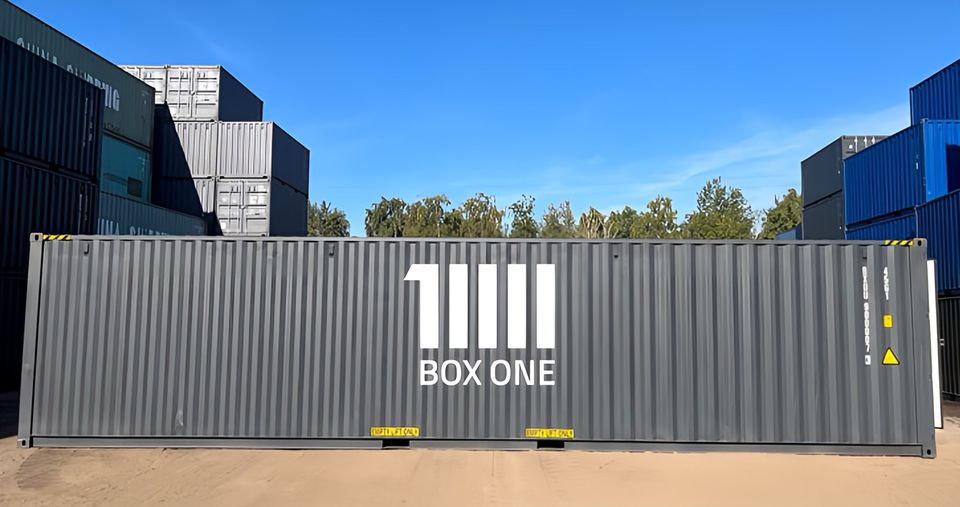 ✅ 40 Fuß Seecontainer | BOX ONE | Container | Lagercontainer | alle Farben in Duisburg
