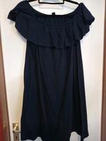 Damen Sommer Kleid mit Carmen Ausschnitt dunkel blau Gr 44/46 Nordrhein-Westfalen - Hamm Vorschau