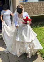 Brautkleid Größe 38 +Schmuck + Schleier + 2 paar Schuhe Nordrhein-Westfalen - Herne Vorschau