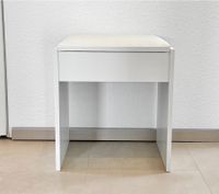 Sitzhocker aus Holz mit gepolstertem Kissen Weiß Hessen - Dreieich Vorschau