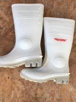 Gummistiefel Arbeitsstiefel Größe 40 weiß Stahlkappe Thüringen - Langenwetzendorf Vorschau