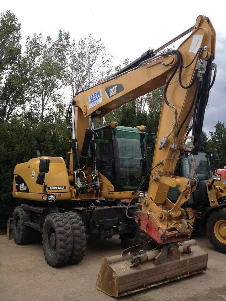 Vermietung 14to - Mobilbagger CAT M313D (netto 210€/Tg.) in Hettstedt