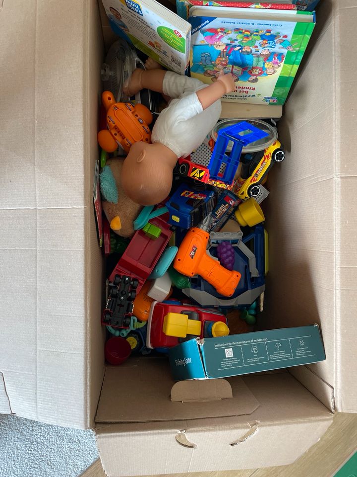 Kiste voll Spielzeug in Hildesheim