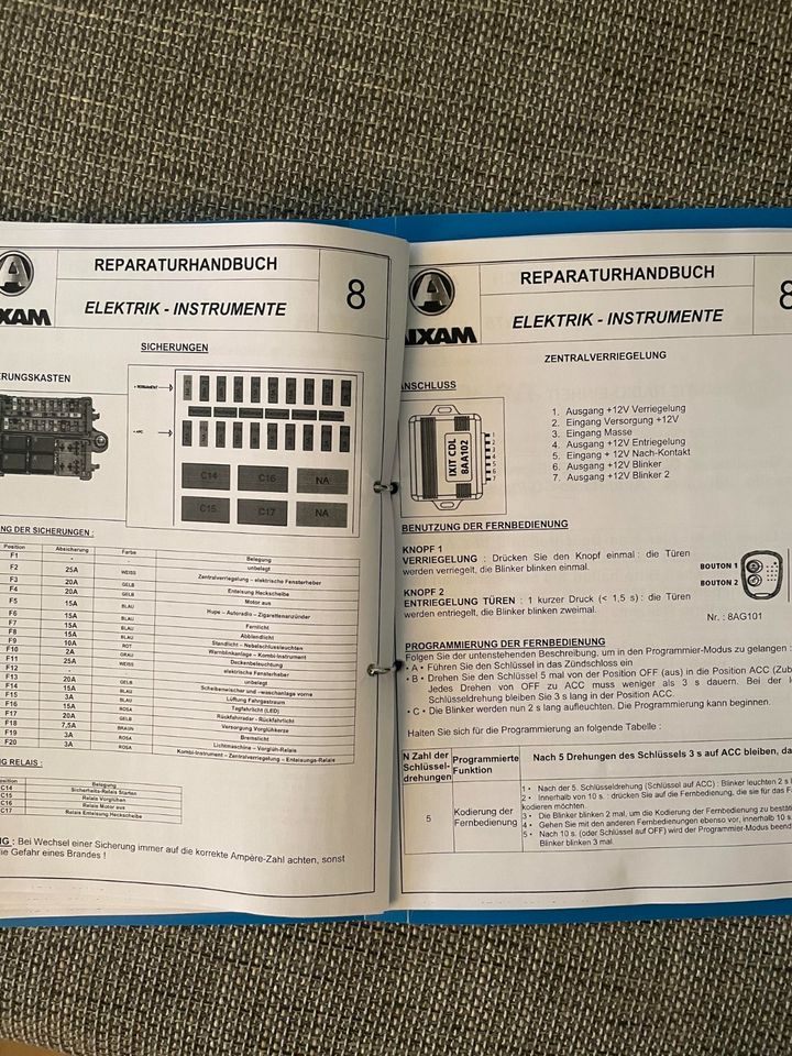 Reparaturhandbuch Aixam (Motor Kubota Z402,Z602 Lombardini 523MPI in Rinteln