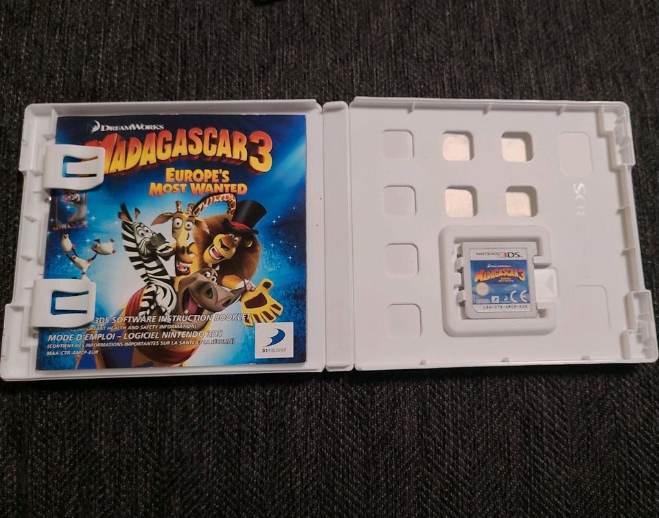 Nintendo 3ds, Madagascar 3 in Fockbek