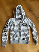 Sweatjcke superdry gr S small grau gestreift Nordrhein-Westfalen - Lienen Vorschau