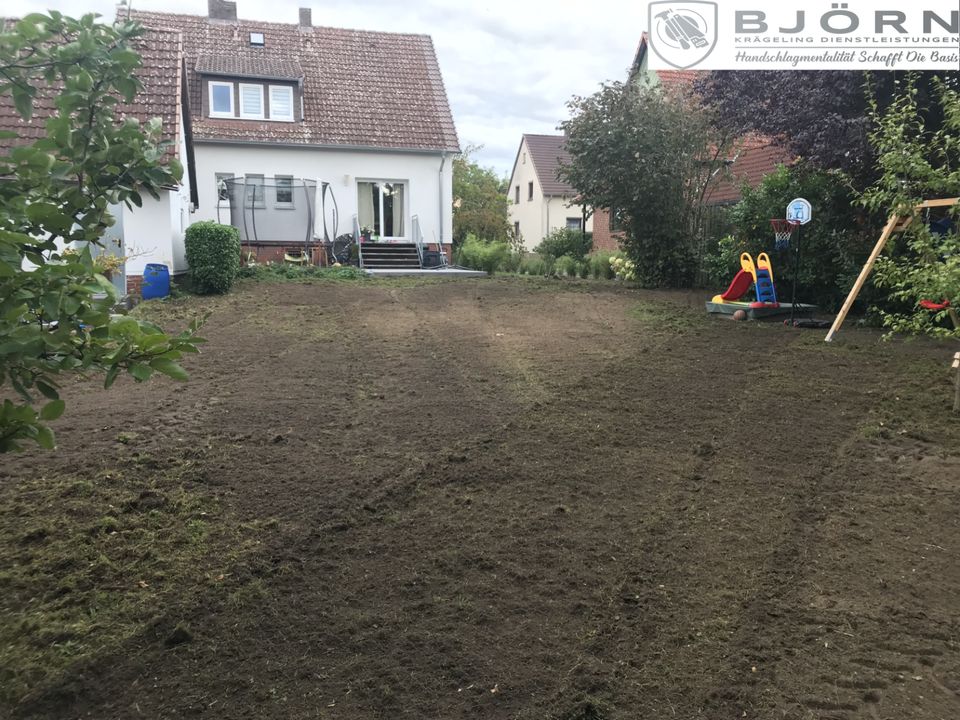 Rasen fräsen - Rasen Neuanlage - Rasen fräsen- Gartenpflege in Edemissen