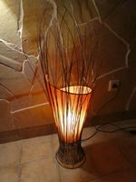 Lampe, Stehlampe, Leuchte, asiatisches Bali Design, stimmungsvoll Nordrhein-Westfalen - Kevelaer Vorschau