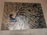 ABELLA Arte QVC Pfau Wandbild Leinwand Nieten Bayern - Werneck Vorschau