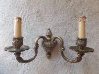 Messing-/Bronzewandlampe, 2-armig Nordrhein-Westfalen - Gelsenkirchen Vorschau