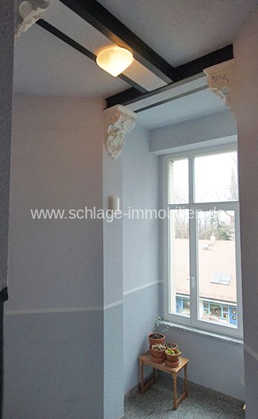 +++DRESDEN-PLAUEN+++  Bezugsfreie 3-Zimmer-Wohnung mit großem Südbalkon in sanierter Klinkervilla! in Dresden