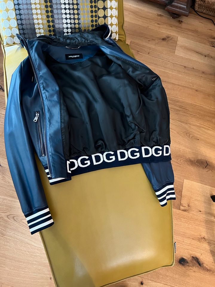 DOLCE & GABBANA Herren Lederjacke, 52 in Schwäbisch Gmünd