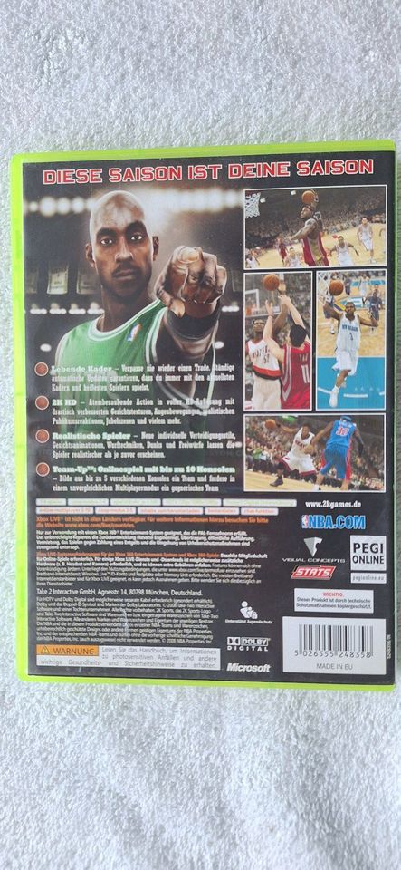 X BOX 360- 2K Sports- NBA 2K9  X BOX 360 2K Sports- NBA 2K9 Spiel in Stuttgart