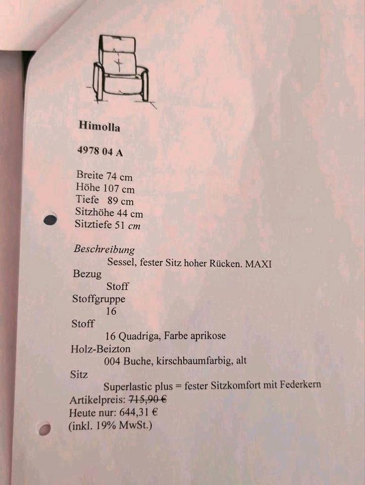Himolla Couch Wohnzimmer Ergo select besonders rückengerecht! in Meißen