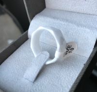 Designer Keramikring Octagon Diamantschliff Zero Love Ring Weiß Nordrhein-Westfalen - Niederkrüchten Vorschau