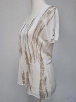 Comma, Strick-Shirt Oberteil Gr. 36 / S creme-gold Glitzer Hessen - Erbach Vorschau