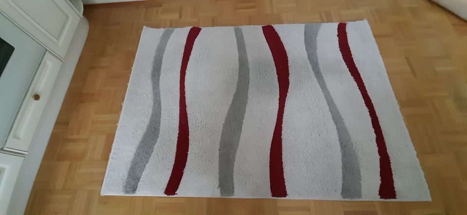 Teppich beige-rot-grau 120 x 170 cm in Wenzenbach