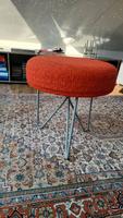 DDR Vintage - alter Badezimmer Hocker - Orange Grau Nordrhein-Westfalen - Jüchen Vorschau