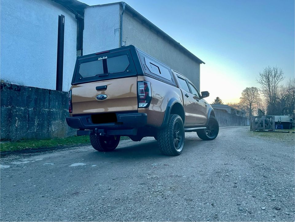 Hardtop ALU CAB CONTOUR f. FORD RANGER DOKA 2012+ SCHWARZ Metall in Neukirchen bei Sulzbach Rosenberg