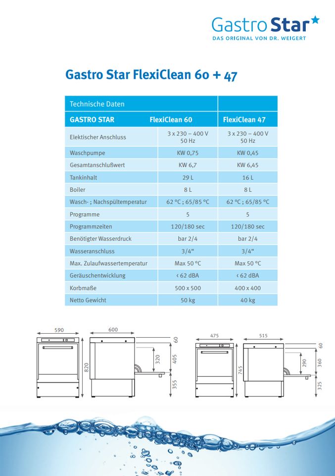 GastroStar 60 Spülmaschine Geschirrspülmaschine-kein Winterhalter in Mörfelden-Walldorf