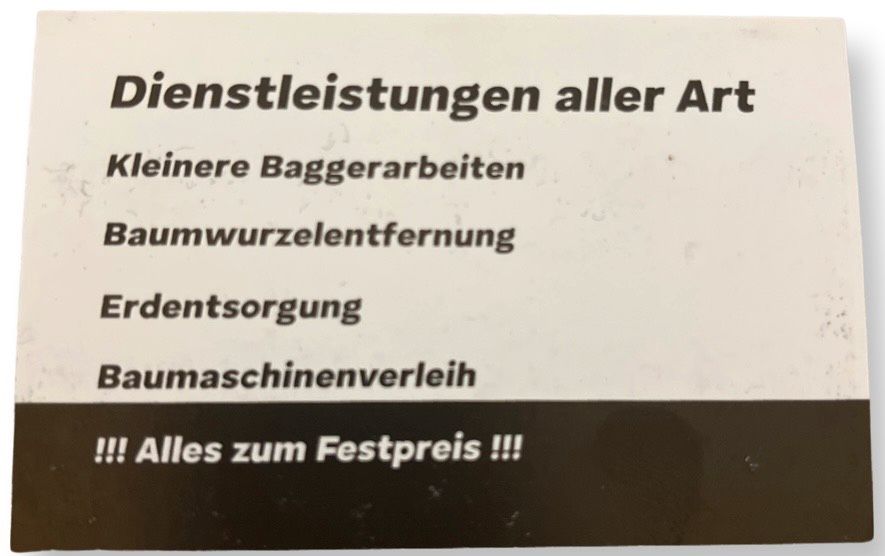 Minibagger * Baggerarbeiten zum Festpreis in Gochsheim