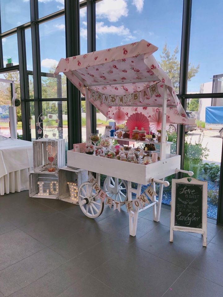 Candybar ♡ diverse Bars im Vintage Style mieten / Hochzeit Candy in Althornbach