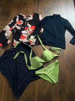 Paket Opus Bluse st.emile Bikini Shirt Sommer top Pullover Polo Nordrhein-Westfalen - Altenbeken Vorschau