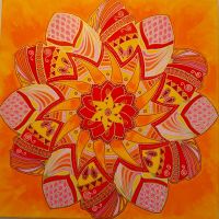 Mandala, Acryl-Bild, Unikat, Original 60 x 60 x 1,5 cm Wandsbek - Hamburg Rahlstedt Vorschau