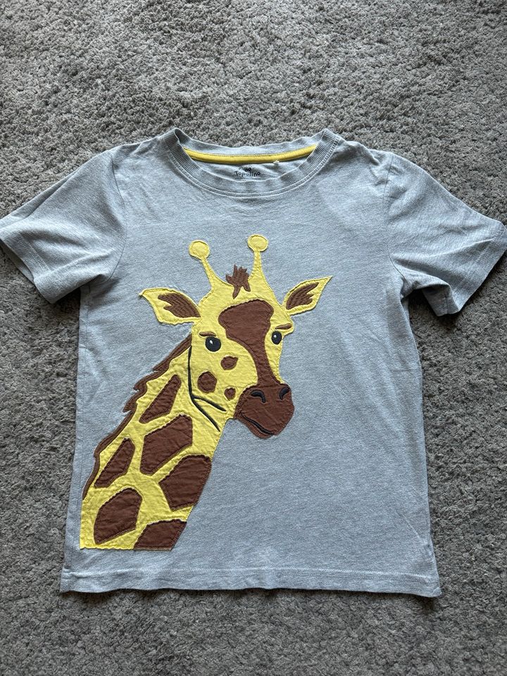 Topolino☀️Tier T-Shirt 128 Giraffe ♥️Stoffapplikation in Berlin