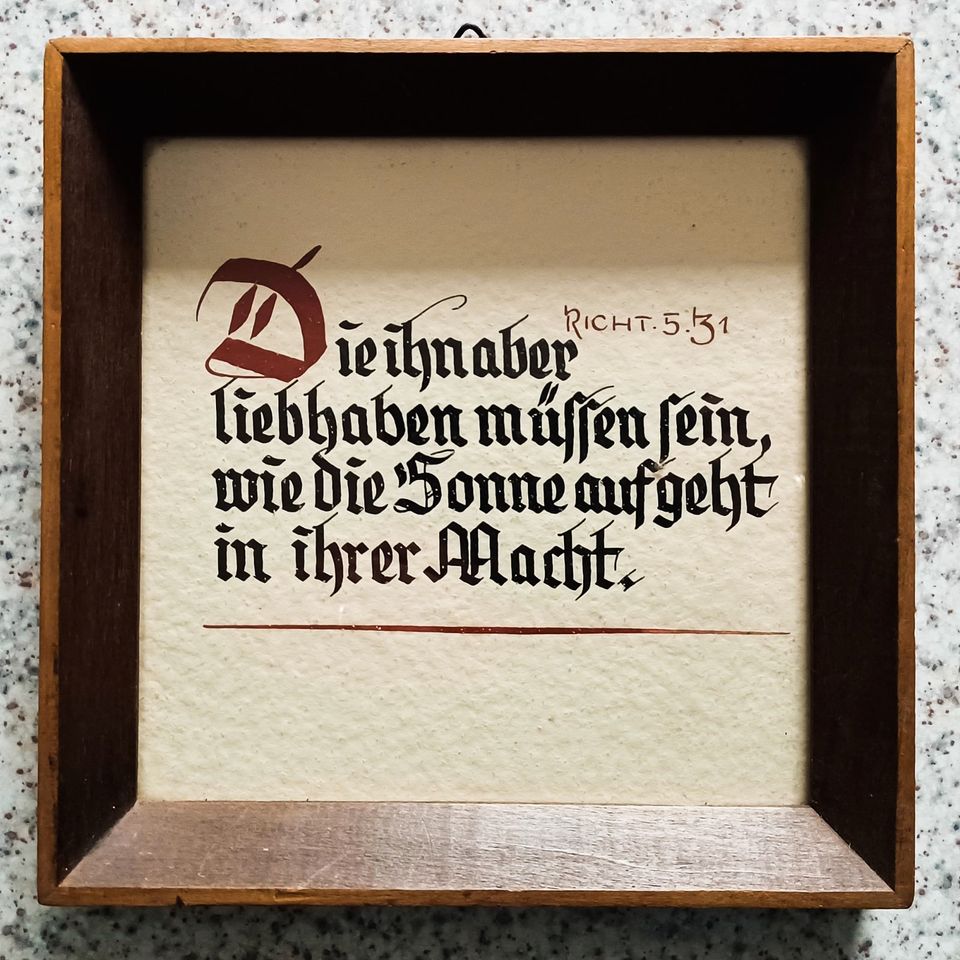 Kunstblatt Bibel Kirche Spruch Reklame Arthur Scheffler Glauchau in Czorneboh
