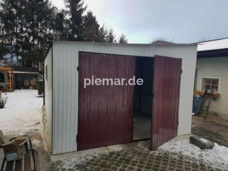 NEU Blechgarage 3x6x2,4 Fertiggarage Lager Schuppe Garagen |8399! in Schwäbisch Hall