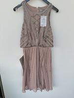 Asos Pailletten verziertes Chiffon Kleid taupe Gr. 36 Bayern - Windberg Vorschau