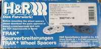 H&R Track+ Spurverbreiterung für Porsche, Audi, VW s. Datenblatt Elberfeld - Elberfeld-West Vorschau