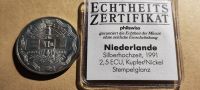 Niederlande 2,5 ECU 1991 Silberhochzeit Gedenkmünze Münze Hessen - Braunfels Vorschau