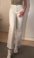 Weiße Wide Leg Jeans Zara Niedersachsen - Melle Vorschau
