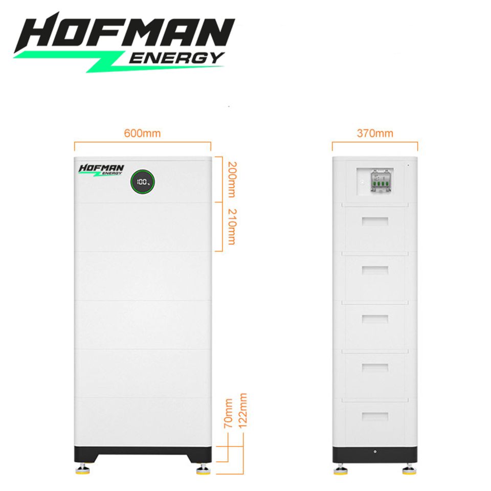 BATTERIESPEICHER - PREMIUM - LIFEPO4 15.36 KWH - STAPELBAR - HOCHVOLT - HOFMAN-ENERGY in Gunzenhausen