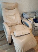 Premium Sessel Sanyo HEC-FX1, Beige Leder Relaxation Chair Köln - Nippes Vorschau