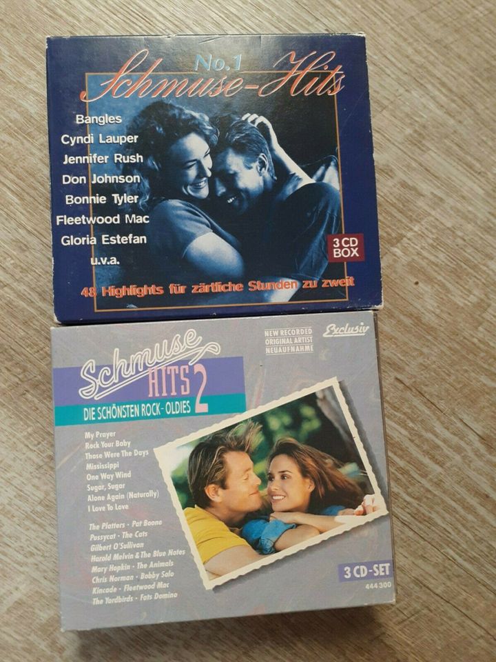 Schmuse Hits Nr.1 & 2 - 2 CD Boxen mit je 3 CDs Oldies Love Musik in Rheda-Wiedenbrück